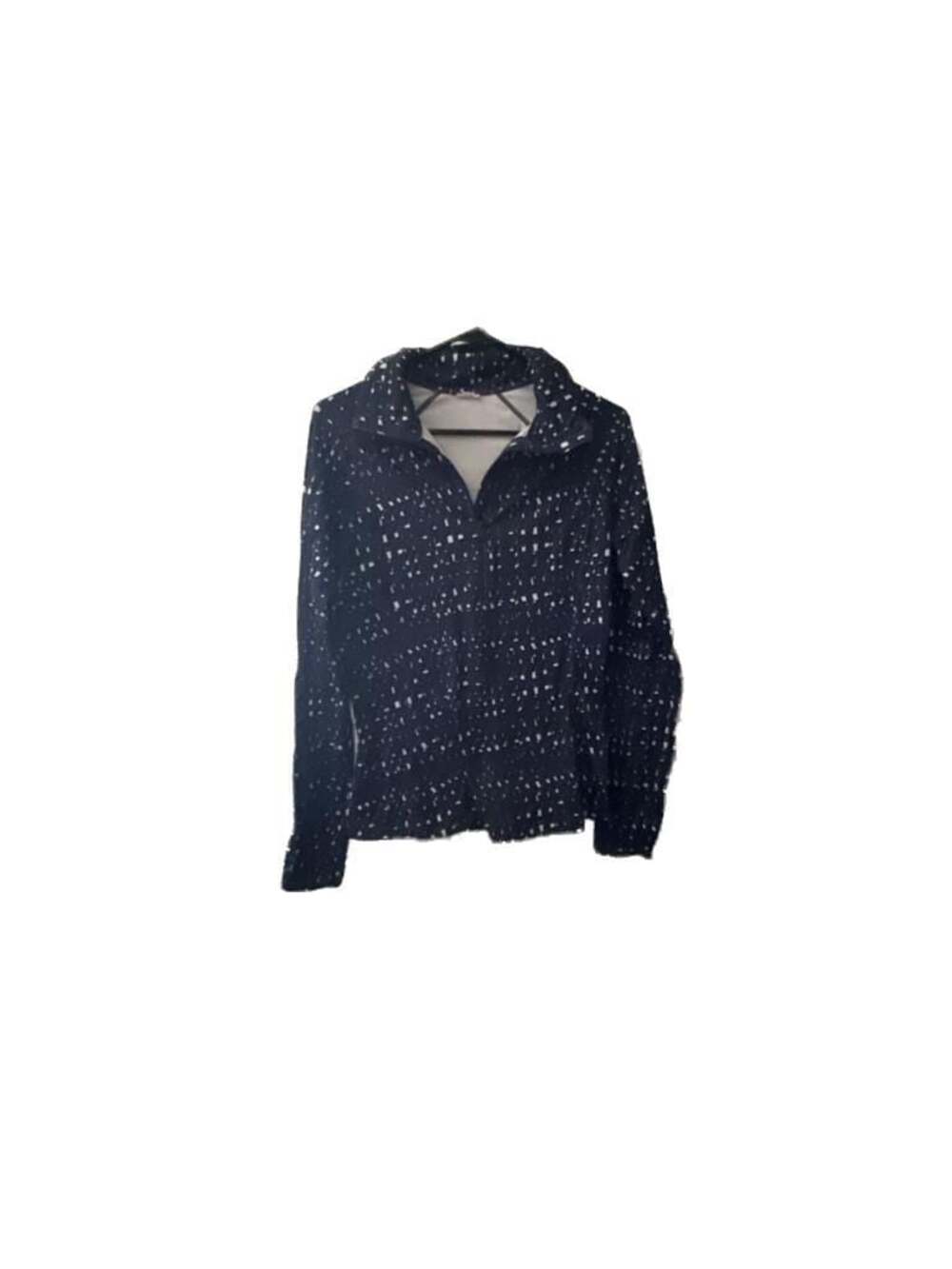 Under Armour Half-Zip Athletic Jacket Blue Patterned